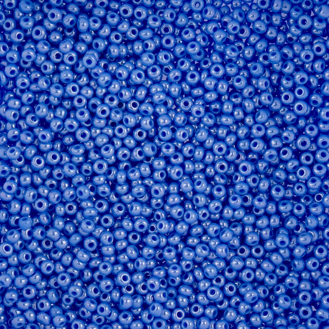 John Bead 10/0 Opaque Luster Finish Czech Glass Seed Beads, 22g